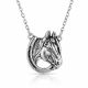 Montana Silversmith Lucky Horse Head Pendant Necklace