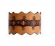 Myra Canyon Crest Leather Cuff Bracelet