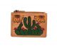 Myra Cactus Plains Hand-tooled Card Holder