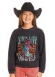 Rock & Roll Girl's Graphic Pullover