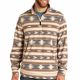 Panhandle Men's Natural Aztec Stripe Pullover