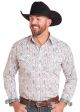 Panhandle Men's Long Sleeve Aztect Western Snap Shirt