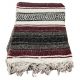 Western Express Classic Falsa Blanket in Maroon/Burgundy