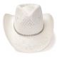 Western Express Straw Hat With Rhinestone Hat Band
