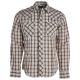 Wrangler Men's Brown Plaid Snap Shirt