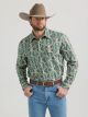 Wrangler Men's Checotah Long Sleeve Western Snap Printed Shirt