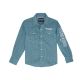 Wrangler Boy's Western Logo Snap Shirt