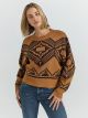 Wrangler Women's Southwestern Pullover Sweater