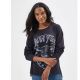 Wrangler Women's Born Free Skull Long-Sleeve Tee