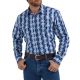 Wrangler Men's Checotah Snap Long Sleeve Western Shirt