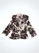 Wrangler Toddler Cow Ruffle Hem Sherpa Zip Jacket