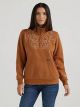 Wrangler Women's Western Stitch Yoke Quarter Zip Sweatshirt