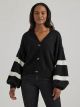 Wrangler Women's Logo Blouson Sleeve Cardigan