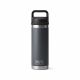 Yeti Rambler 18 Oz Water Bottle Charcoal With Chug Cap