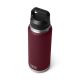 Yeti Rambler 36 OZ Water Bottle With Chug Cap Wild Vine Red